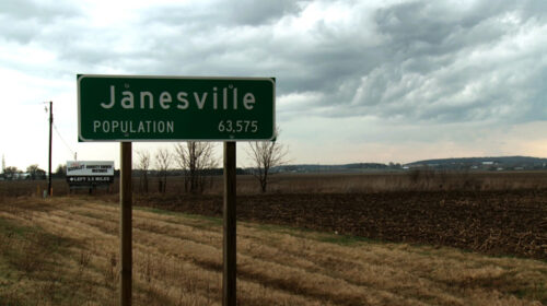 Janesville town sign