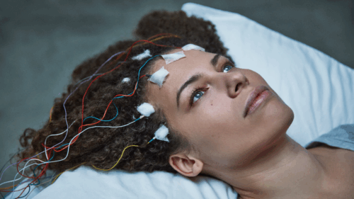 Jennifer Brea undergoing medical testing