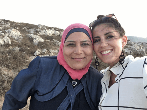 Judge Kholoud and ITVS-funded filmmaker Erika Cohn