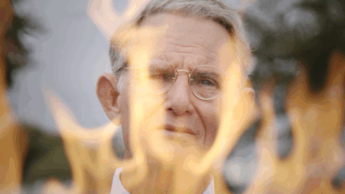 Charles Moore on fire