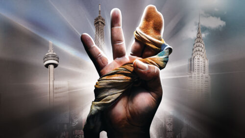 illustration of hand with shoe shine cloth