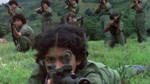Women with automatic rifles