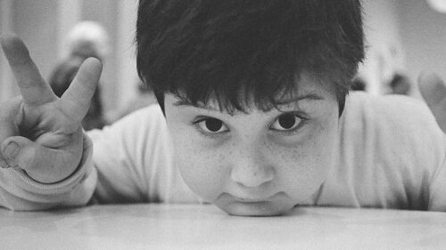 Sasha Joseph Neulinger as a child