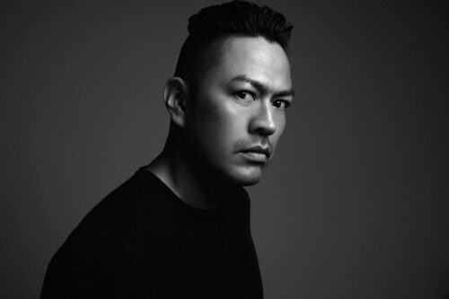 Filmmaker Billy Luther, black and white headshot