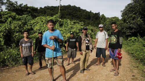 The family of a murdered environmental crusader mourn his brutal death at his funeral.  (credit: Thoughtful Robot Productions)