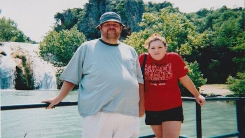 Leslie Walker and her dad, Walker