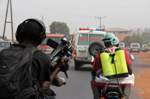 Filming Survivors while on motorbike