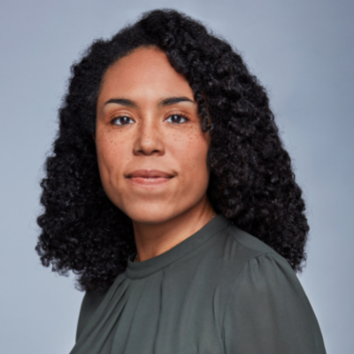 Close up of filmmaker Sisa Bueno of 